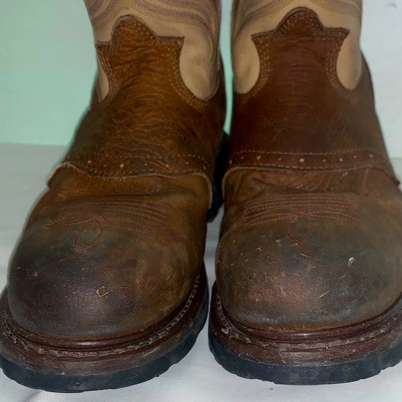 Tony Lama Men's Steel Toe Work Boots - Picture 5 of 10